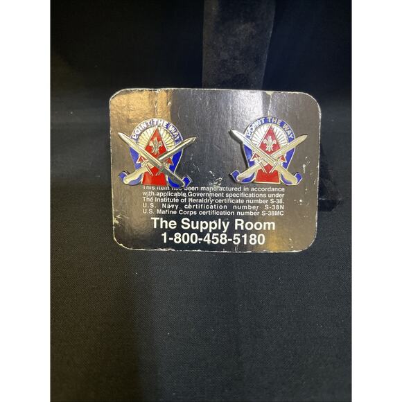 76th Infantry Brigade Unit Crest Combat Team DUI Pin Lot Of 2 - Picture 2 of 4